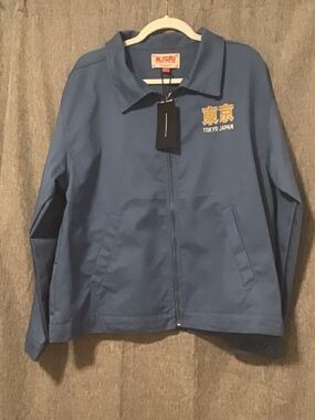 Tokyo Japan Blue Zip-Up Jacket NWT (UNISEX)